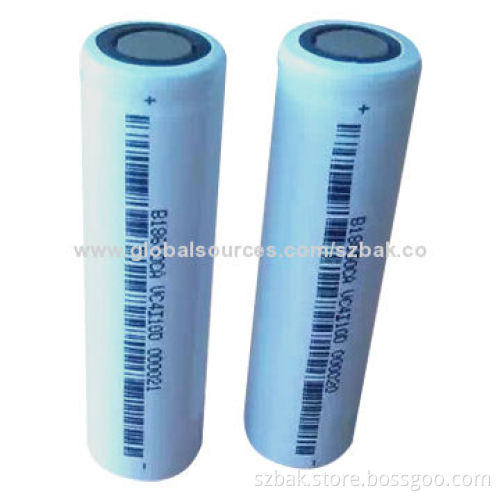 18650 Lithium Column Batteries with 2,200mAh Capacity